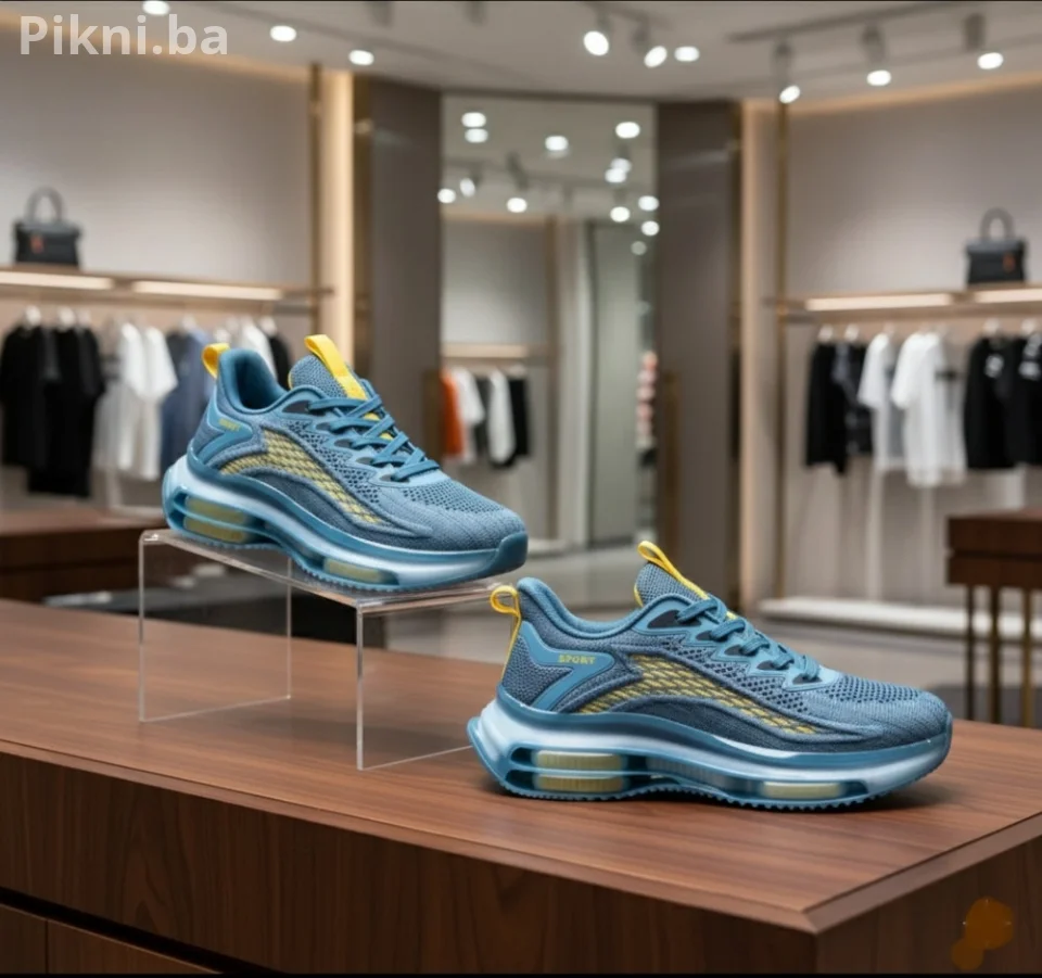 RASPRODAJA! Plave Sportske Patike sa Vazdušnim Đonom, NOVO, Br.45