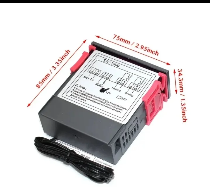 PROFI Digitalni Termostat STC-1000 (24V DC) - Grijanje i Hlađenje