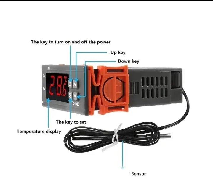 PROFI Digitalni Termostat STC-1000 (24V DC) - Grijanje i Hlađenje