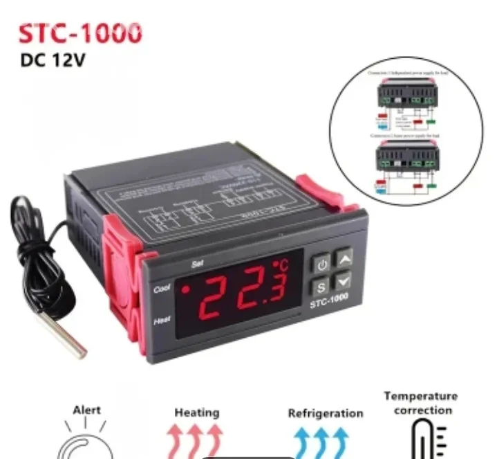 HITNA PRODAJA! NOVO: Digitalni termostat STC-1000 (12V DC)