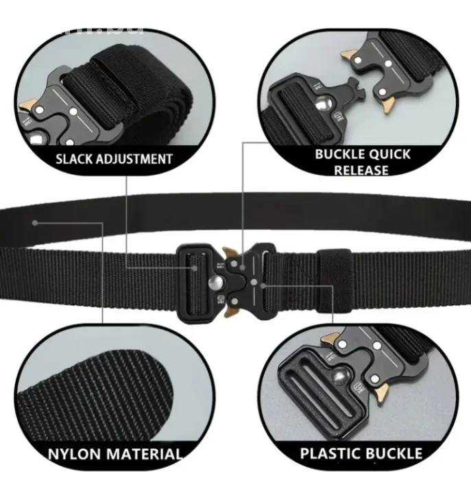 Taktički Opasač sa Metalnom Kopčom (Cobra) - ZELENI - NOVO