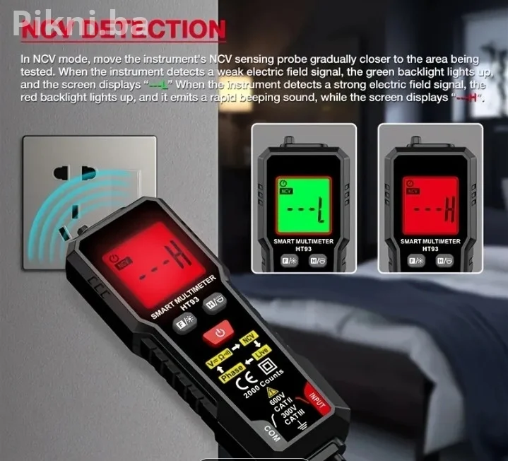 Smart Digitalni Multimetar HT93 - NOVO - Automatski