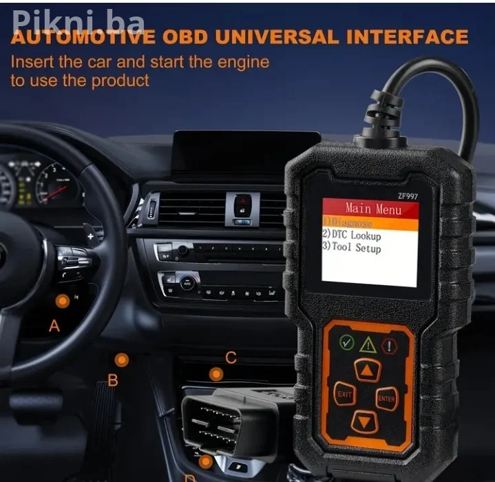 PROFESIONALNI OBD2 Dijagnostički Skener ZF997 - Dijagnostika auta