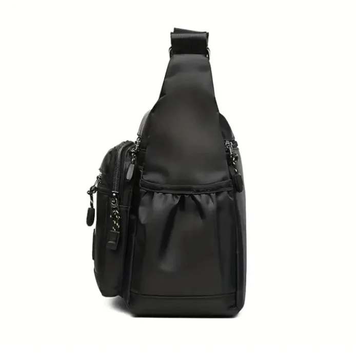 Unisex Crossbody Torba / Ruksak na jedno rame - NOVO - Crna