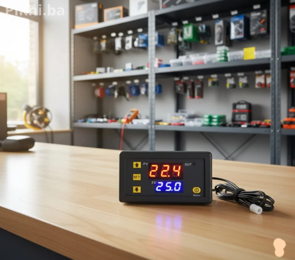 NOVO! Digitalni Termostat W3230 AC 220V / 20A - Industrijska Snag
