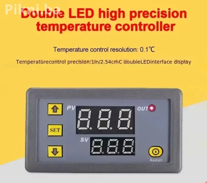 NOVO! Digitalni Termostat W3230 AC 220V / 20A - Industrijska Snag