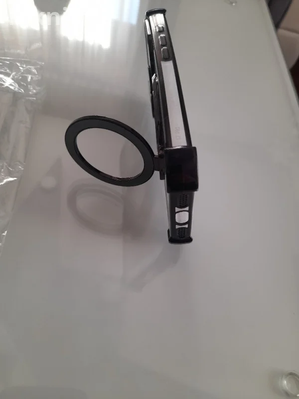Maska za iPhone 17 Pro (Crna mat boja) MagSafe & Skriveni Stala