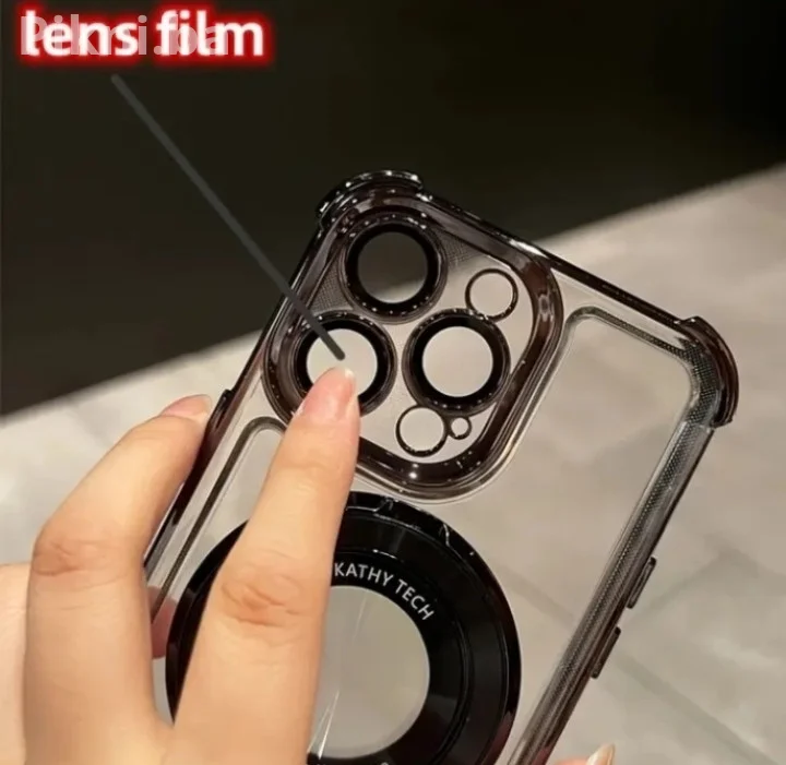 Maska za iPhone 17 Pro (Crna mat boja) MagSafe & Skriveni Stala
