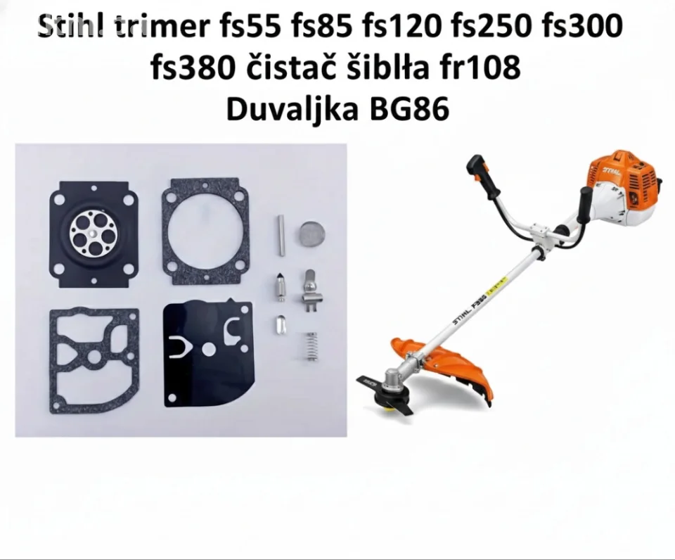 SET ZA POPRAVKU KARBURATORA ZAMA (Stihl FS/BG/FR modeli)