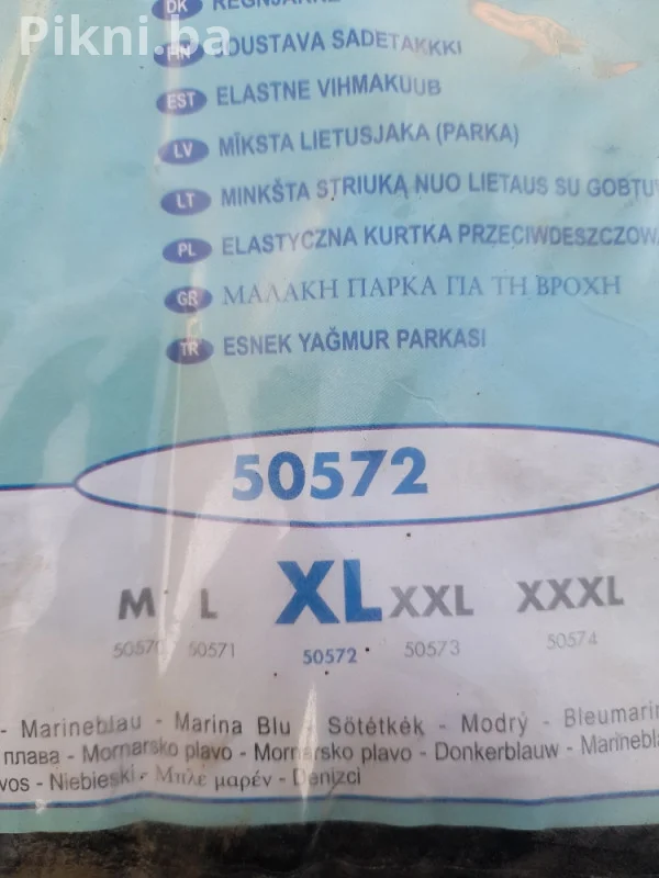 NOVO - BRZA PRODAJA! LAGANA SKLOPIVA KIŠNA KABANICA (PARKA)