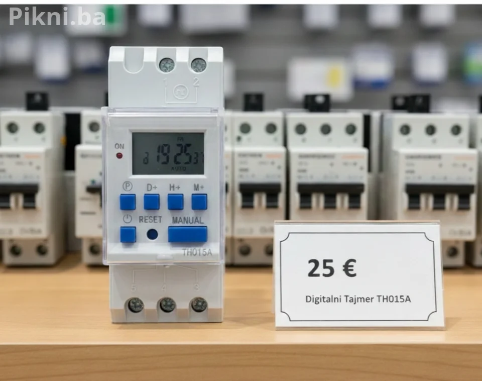 Digitalni Programabilni Tajmer Prekidač THC15A (30A, 7 Dana)
