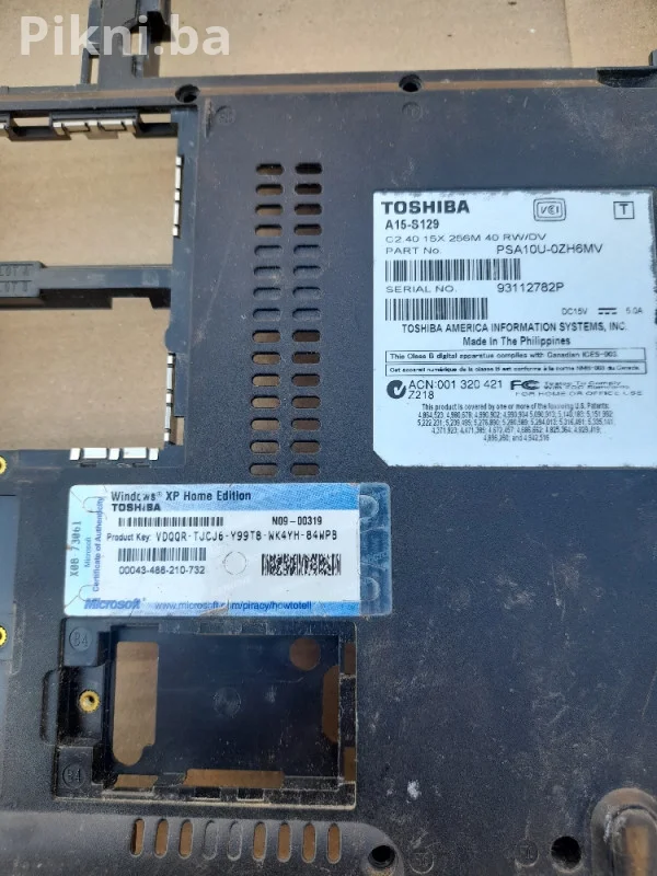 Ekran laptop Toshiba lap top računar kompjuter za dijelove