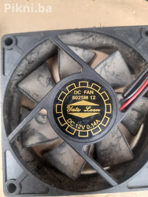 Ventilator turbina 12v coler hladnjak cooleri 8x8cm