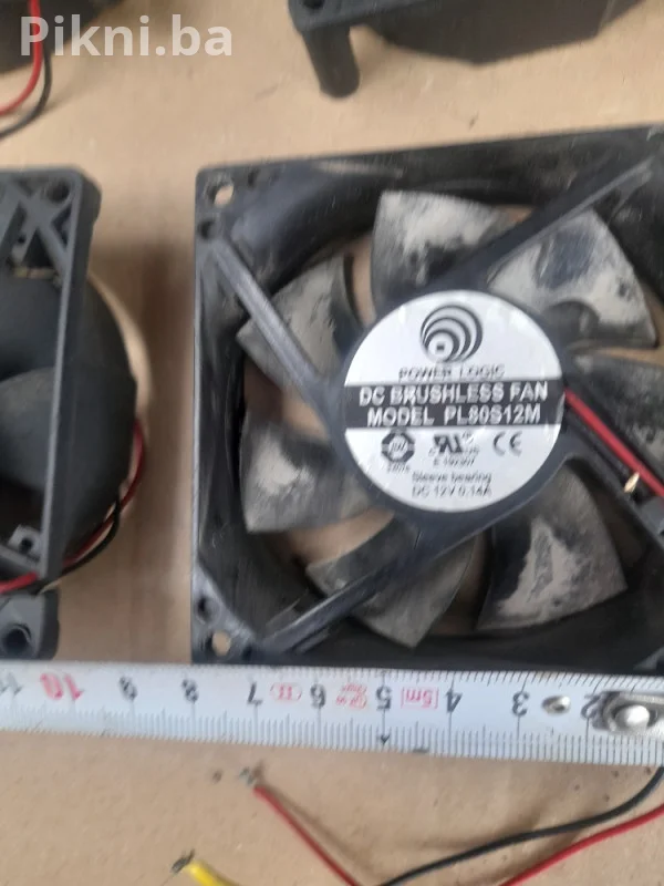 Ventilator turbina 12v coler hladnjak cooleri 8x8cm