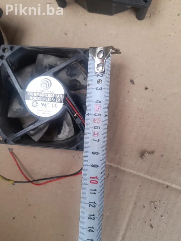 Ventilator turbina 12v coler hladnjak cooleri 8x8cm