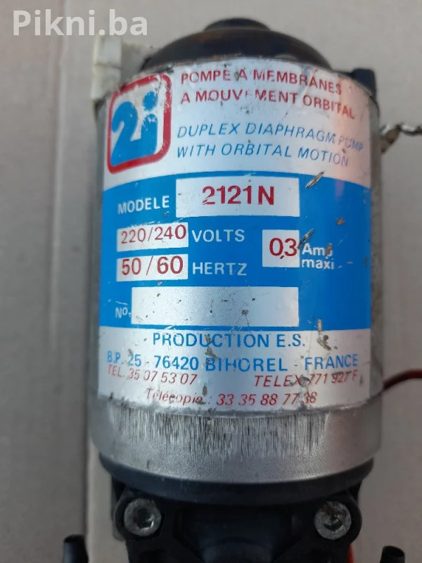Membranska pumpa za vodu 2i 2121N 220v pumpa