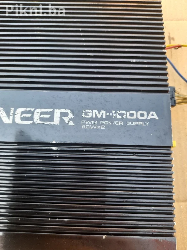 100% ISPRAVNO! VINTAGE PIONEER Auto Pojačalo GM-1000A | JAPAN