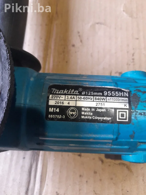 100% ISPRAVNA! MAKITA Ugaona Brusilica 9555HN (125mm, 840W) | Jap