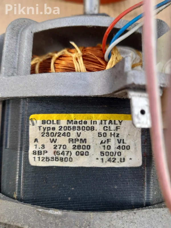 Ventilator turbina 220v susilica veša elektro motor elektromotori