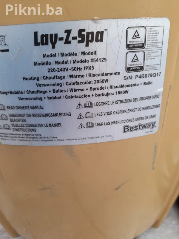 Bestway Lay-Z-Spa Pumpa / Grijač / Kontrolna jedinica za bazen