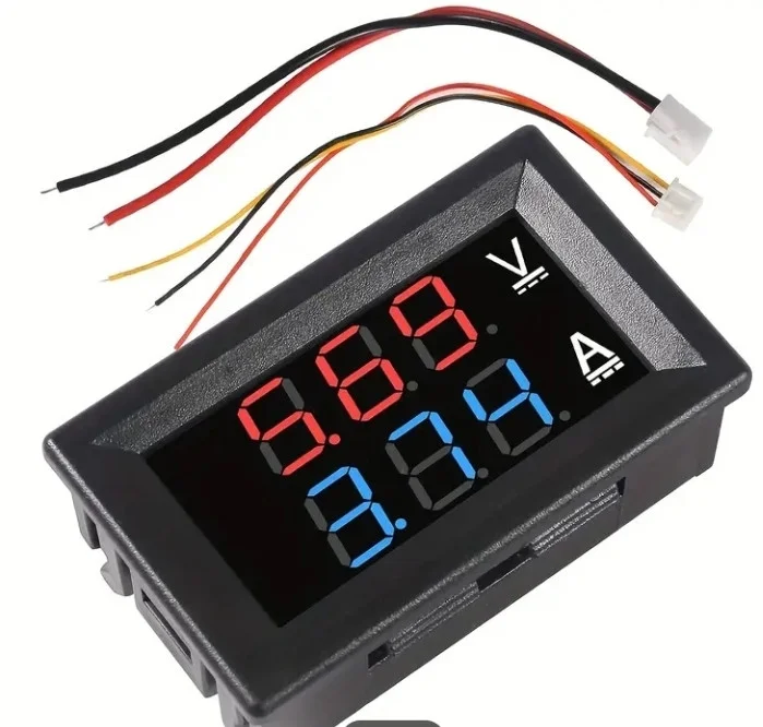NOVO! Digitalni Voltmetar i Ampermetar (DC 100V / 10A) - 13 KM!