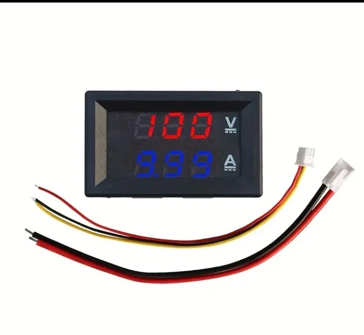 NOVO! Digitalni Voltmetar i Ampermetar (DC 100V / 10A) - 13 KM!