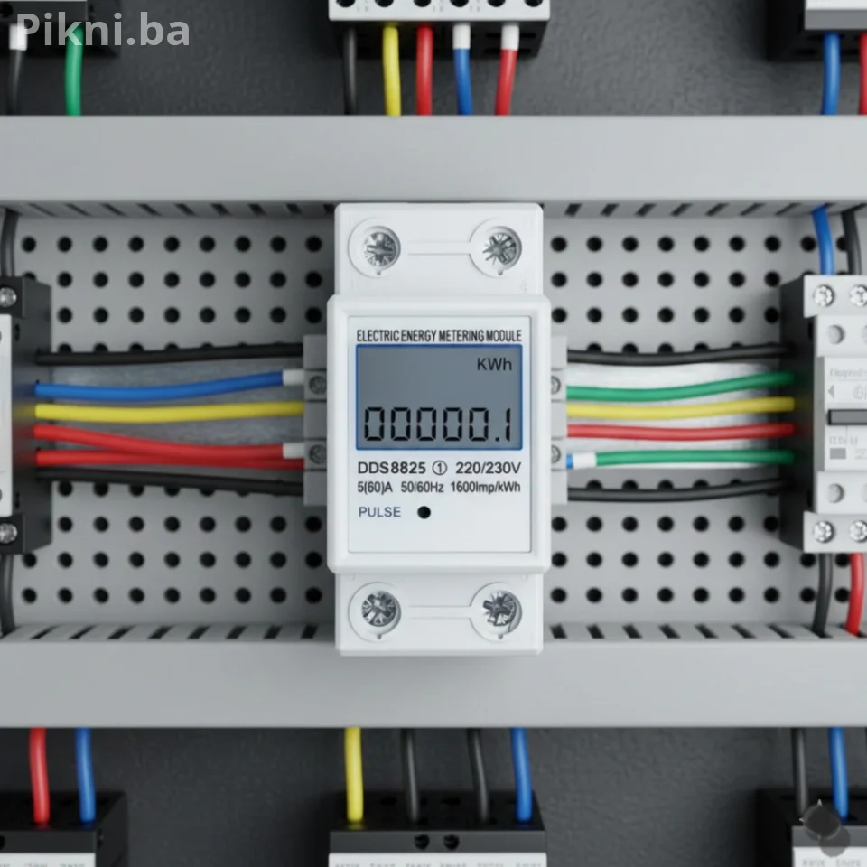 NOVO! Digitalni Jednofazni Elektromjer 60A (Brojilo) - Strujomjer