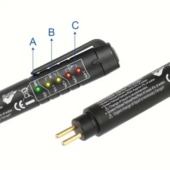 NOVO! Digitalni tester Kočione Tečnosti (Olovka) sa 5 LED