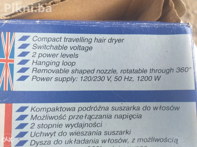Fen za kosu 1200W Bomann - Nov, samo 15 KM!