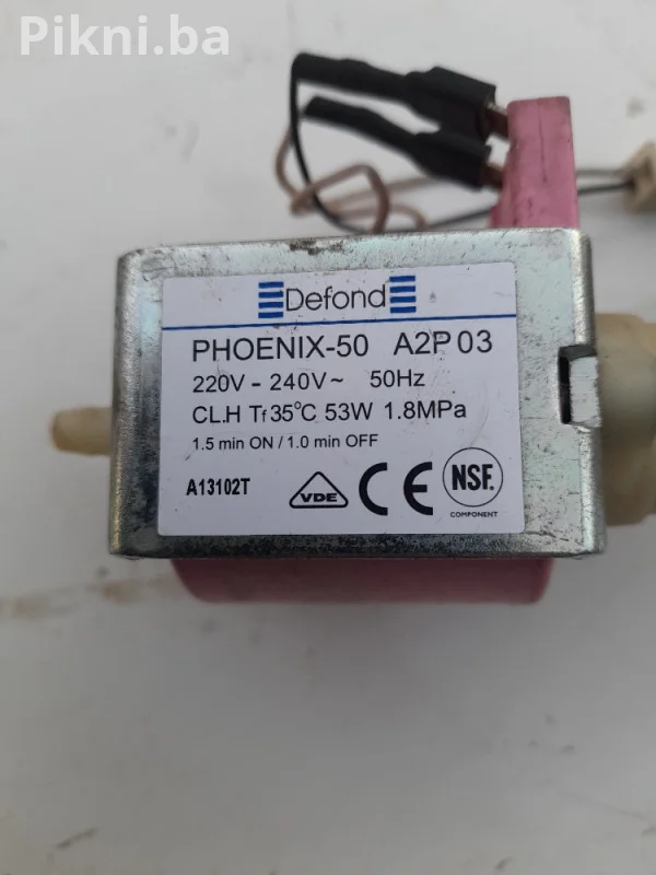 Pumpa za vodu naftu solenoid / peglu DEFOND Phoenix-50 (1.8MPa)