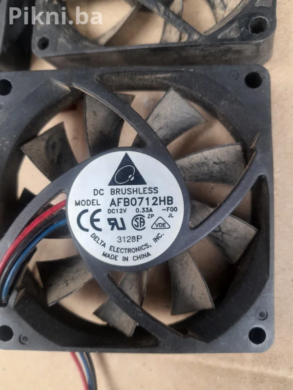 Ventilator turbina 12v coler hladnjak cooleri 7x7cm