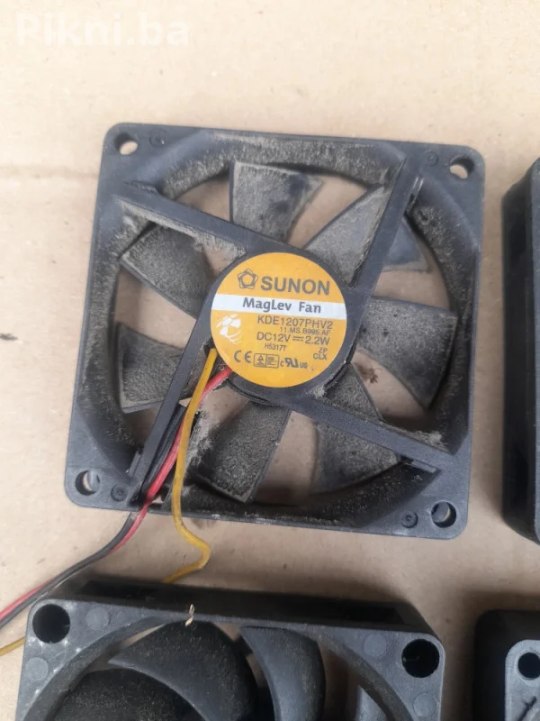 Ventilator turbina 12v coler hladnjak cooleri 7x7cm