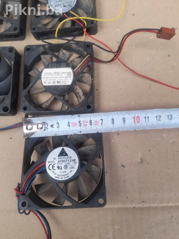 Ventilator turbina 12v coler hladnjak cooleri 7x7cm