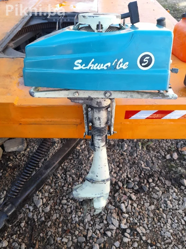 RIJETKO! Vanbrodski Motor SCHWABE 5 ISPRAVAN Radi savršeno!