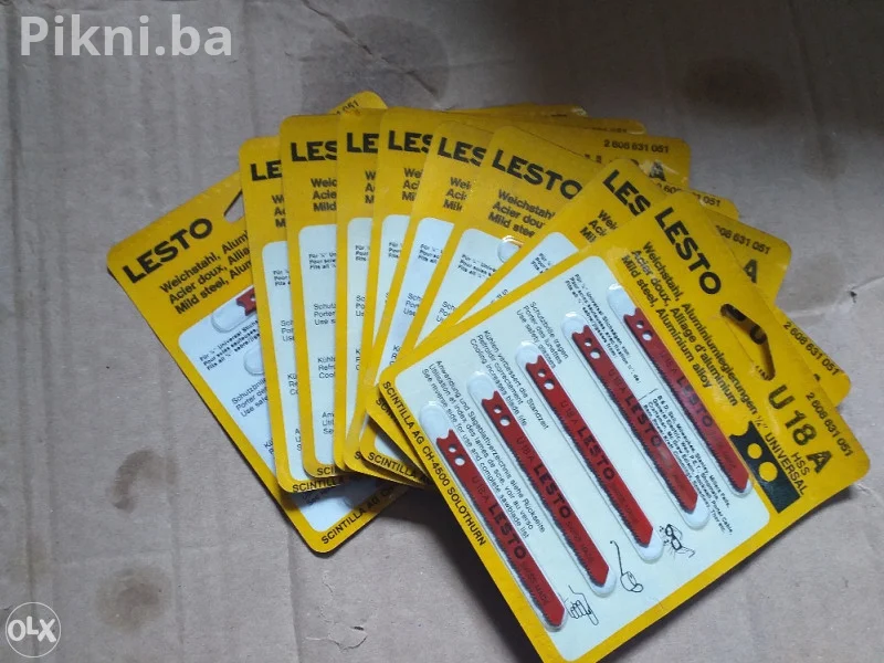 NOVO! LESTO U 18 A 5 kom Listovi za ubodnu pilu - METAL/ALUMINIJU