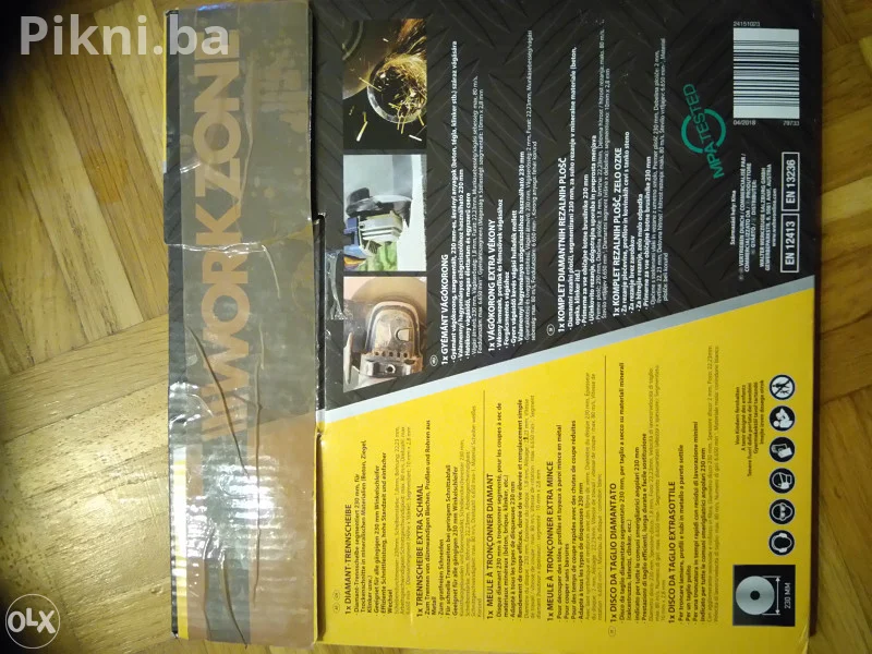 PAKET: 2x Ploče 230mm! RADNA ZONA NOVA Dijamantska + Obična za Kam