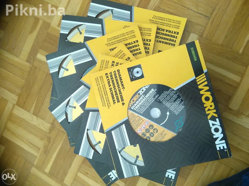 PAKET: 2x Ploče 230mm! RADNA ZONA NOVA Dijamantska + Obična za Kam