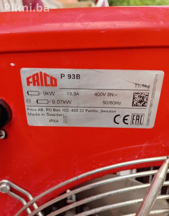 🔴 Frico Tiger P 93B – Profesionalna industrijska grijalica (9 kW) 🔴