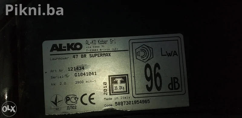 Kosilica AL-KO sa Briggs & Stratton motorom - 5 konja, sa vučom! kosačica