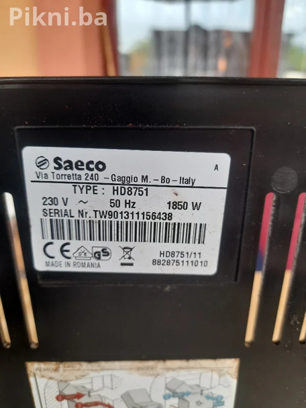 Saeco Intelia aparat za kafu - kao nov, samo 180 KM! Kafeaparat