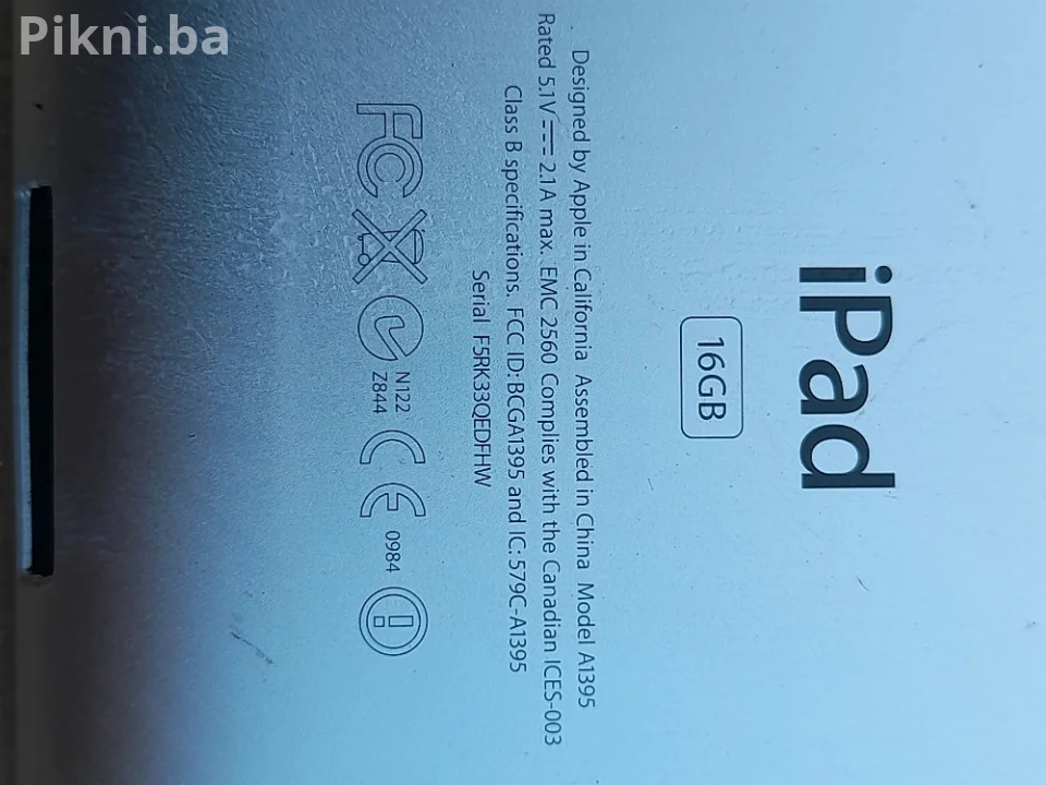 HITNA PRODAJA - iPad 2 (A1395) 16GB ZA DIJELOVE! tBLWT AJFON