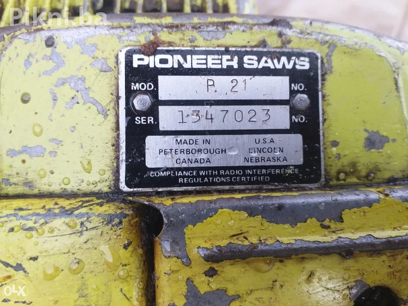 HITNO! PIONEER P.21 Motorna Pila (Old School, Made in USA) - Povo