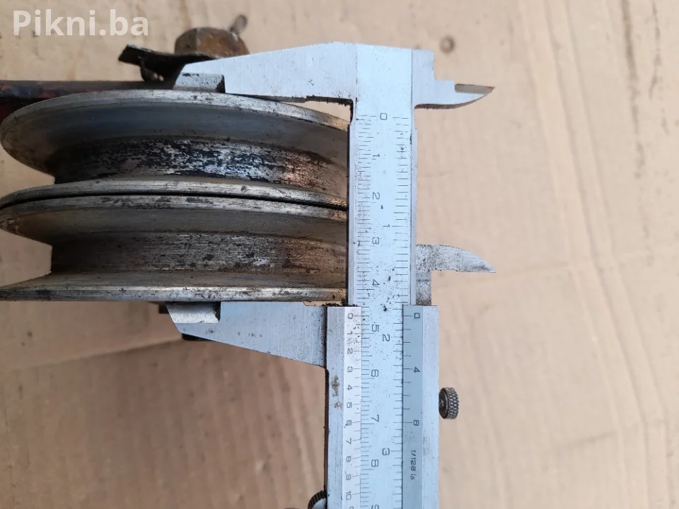 Spaner remenica dupla Alumini 118x46 elektro motor elektromotori