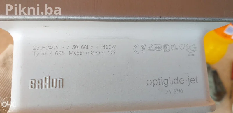 Braun Pegla na Paru (Glačalo) - Model PV 3110 - OptiGlide Jet, 14