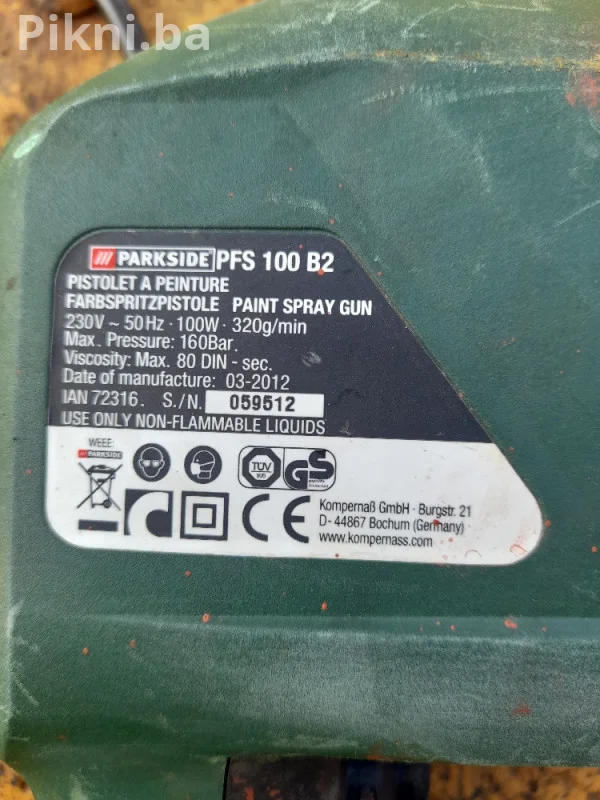 Pistolj za farbanje na struju čitaj pod detaljno