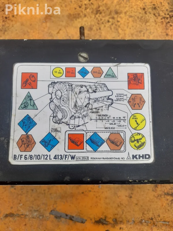 Centralna jedinica komande motor deutz bager rovokopac skip valja