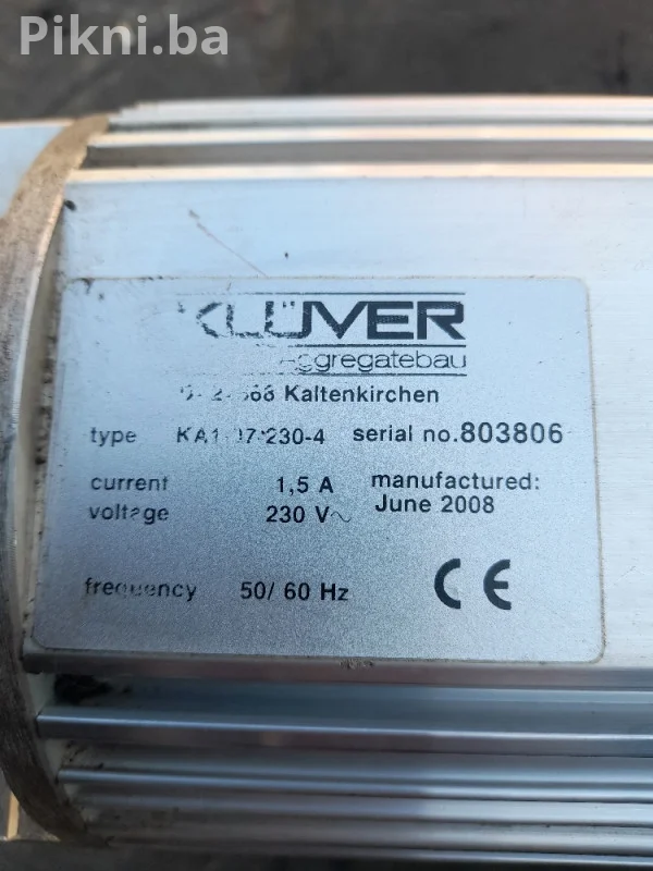 Hidraulična cirkulaciona pumpa / Rashladni agregat - Njemačka elektro motor