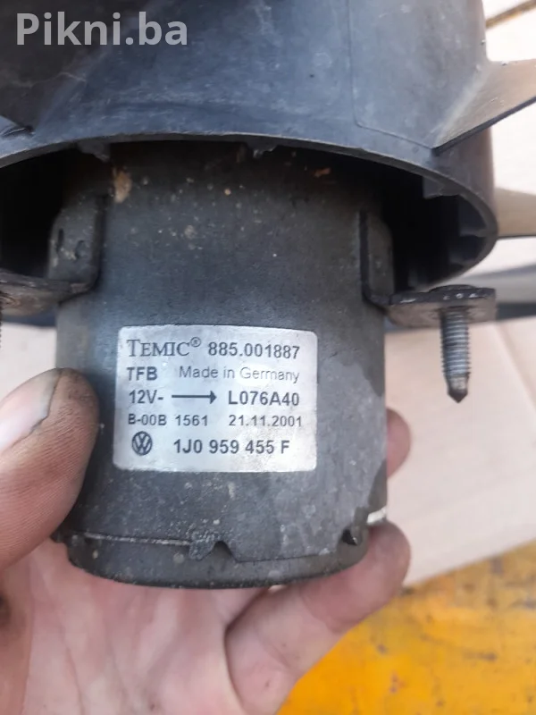 Ventilator turbina hladnjaka wv audi elektro motor elektromotori