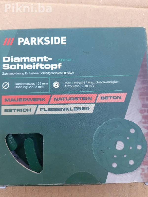 Parkside Dijamantska ploča za beton 125mm - NOVO