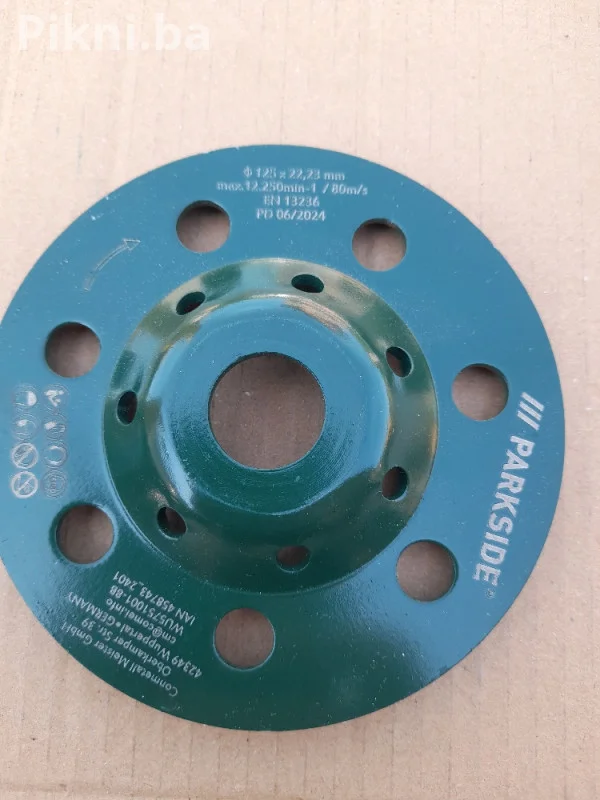 Parkside Dijamantska ploča za beton 125mm - NOVO